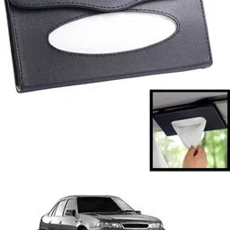 maties Universal Lightweight/Waterproof Leatherite Rectangle Black Tissue For Car-57 Vehicle Tissue Dispenser-picture-23