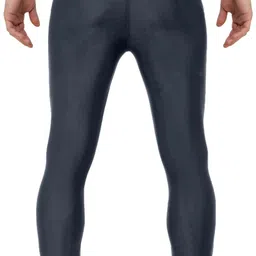 never lose Solid Men Grey Tights image 5