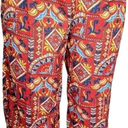 adrijafashion Women Relaxed Multicolor Cotton Blend Trousers-picture-10