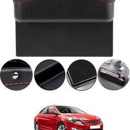 maties Universal Car Side Seat Gap Pocket With Phone,Key,Coin,Wallet Holder Black-294 Car Side Seat Catcher-picture-26