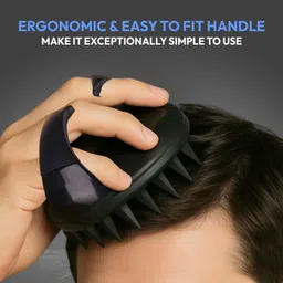 vidhmahi Round Hair Scalp Manual Head Massager Shampoo Hair Brush, Super Soft Bristles image 3