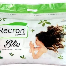 recorn Microfibre, Polyester Fibre Sleeping Pillow Pack of 2 Solid home furnising image 5