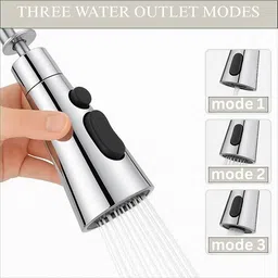 shyames enterprise SE-38 3 Modes Water Faucet Sprayer 360 Degree 3 Mode Faucet Aerator Foam Flow Faucet image 5