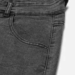 southee Men Straight Fit Mid Rise Dark Grey Jeans image 4