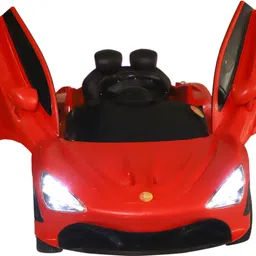 kawaii kids Made in india red Maclaren Car with double battery and 4 total electric motor Car Battery Operated Ride On-picture-13