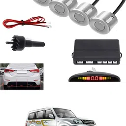 peeps store Universal 4 Silver Reverse Parking Sensor-AP25A183 Universal 4 Silver Reverse Parking Sensor-AP25A183 Parking Sensor-picture-25