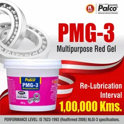 pl super palco PMG-3 Multipurpose Red Gel Grease 500g NLGI-3 Rust Resistance for Long Lasting Protection Bearing Chassis Grease for Car Bike Chain Lubrication Water Resistant Grease image 3
