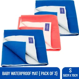 weewish Waterproof - Cotton, Fleece Dry Sheet - Reusable & Washable-(Small) - Pack of 3-picture-28