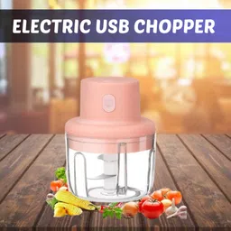 frony Chopper (Electric Rechargeable Chopper) for Kitchen Vegetable Garlic Onion A193 Electric Vegetable & Fruit Chopper-picture-18