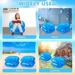 drumstone Inflatable Chair for Kids Waterproof PVC Air Sofa Inflatable Inflatable Toy Pump image 3