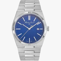 Swiss Made Quartz Blue Dial Analog Watch - For Men H117ABU-image-87