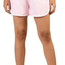 powermerc Solid Women Pink Regular Shorts-picture-28