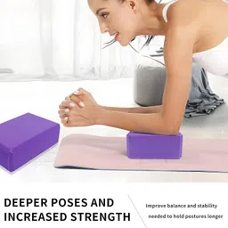 parate Yoga Block - Supportive Latex-Free EVA Foam Soft Non-Slip Surface for Yoga Yoga Blocks image 5