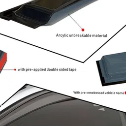 vizolt Non-convertibles Front Wind Deflector image 3