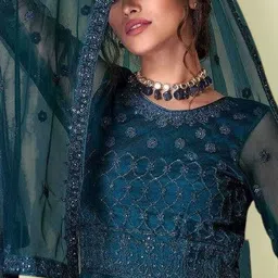 beautypie Net Stitched Anarkali Gown image 3