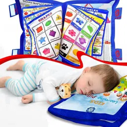 sharvil Cotton Baby Pillow Pack of 1 Alphanumeric, Animals, Birds, Polka, Birds, Stripes 98784 image 3