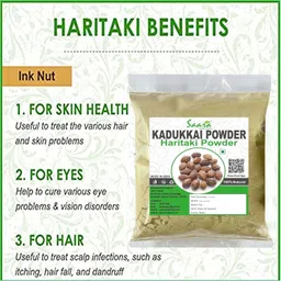 saara products Kadukkai Powder, 50g | Haritaki Powder | Harad | Katukka | Karakkaya image 5
