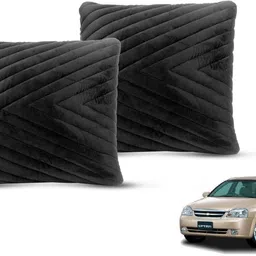 mockhe Black Velvet Car Pillow Cushion for Chevrolet-picture-23