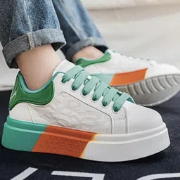 corsac Red & White Street-Style Sneaker for Men | Trendy Casual Comfort Shoes Sneakers For Men-picture-16