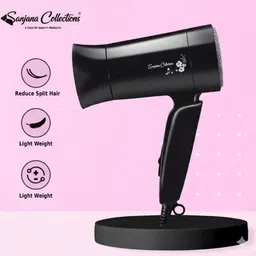 Sanjana Collections 1800 Watts Foldable Hair Dryer With Cool Shot Button & 3 Heat/Speed Settings Hair Dryer image 3