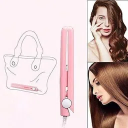 FOZZBY Mini Hair Straightener Crimper Flats Iron Easy To Carry MULTICOLOR Hair Straightener-picture-13