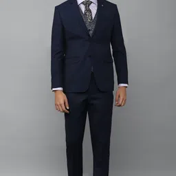 louis philippe Men Single Breasted - 2 button Solid Suit image 1