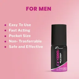 dr. morepen Exygra+ Delay Spray For Men (20 g) (Black) image 4