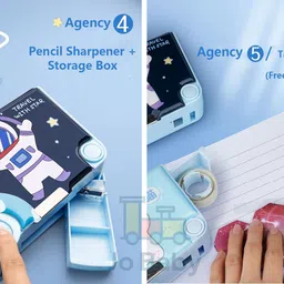 vaniha Multi Functional Pencil Box CARTOON Art Plastic Pencil Box image 5