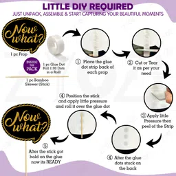 zyozi Happy New Year Decorations 2024- New Years Eve Photo Booth Props (27 Pcs) Photo Booth Board image 3