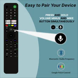 zieva store NA Compatible with Sony bravia Smart Tv Remote – with Voice -Use Android (Tx 520p) SONY Remote Controller image 2