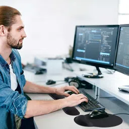 Vichaxan Ergonomic Pain Relief And Easy Typing Great | Home & Office Laptop Computer | Non Slip Base Mousepad image 4