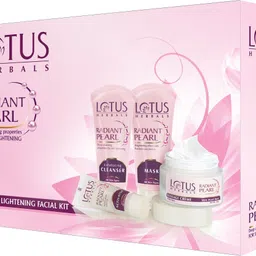 lotus herbals Radiant Pearl Cellular Lightening Facial Kit 170 g-picture-35