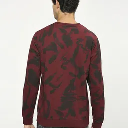pepe jeans Men Full Sleeve Printed Reversible Sweatshirt image 2