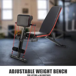 iris Multifunctional 14 in 1 Weight Adjustable Flat Fitness Bench image 4