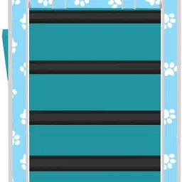 yumesa 5 Shelf Foldable Collapsible Wardrobe Storage Organizer Almirah Cloth Rack PVC Collapsible Wardrobe image 2