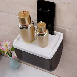 zeinwap Magic Sticker Series Tissue Roll Holder - Toilet Paper Holder Plastic Toilet Paper Holder image 2