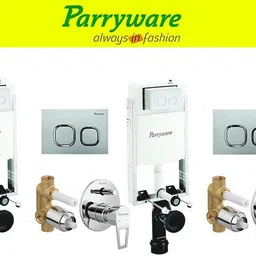 parryware Half Frame Concealed Cistern, with divater body upper espiron set of 2 pic 279 Dual Flush Tank-picture-36