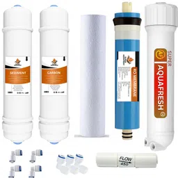 super aquafresh by super aquafresh RO Filter Service Kit 12-in-1 Universal Filter Set with Membrane & Housing Solid Filter Cartridge image 2