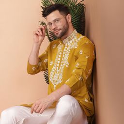 jompers Men Silk Blend Kurta Pyjama Set-picture-48