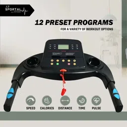 house of common STM300PT Motorized Running with Push Up Bar | Treadmill image 3