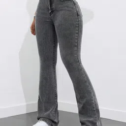 whisq Women Loose Fit High Rise Grey Jeans image 3