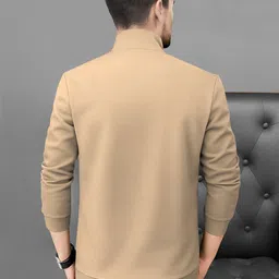 tripr Men Solid Casual Jacket image 2