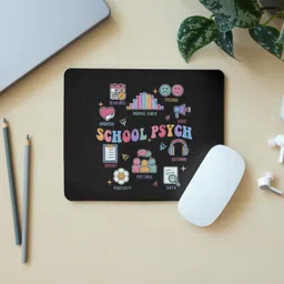 Zipcartz Funny School Psych Theme Mousepad | Anti-Skid,Anti-Fray Edges for PC Setup | Non Slip Base Mousepad-picture-22