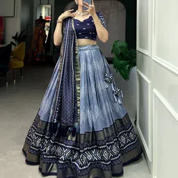 sarathybiz Self Design Semi Stitched Lehenga Choli-picture-19