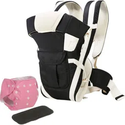 ocean count 4-in-1 Positions Baby carry Bag & Reusable Cloth Diaper With Black Insert Pad Baby Carrier-picture-40