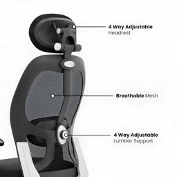 dsr ™ 150 (New) Office Chair, High Back Mesh Ergonomic Home Office Desk Chair Mesh Office Arm Chair image 2