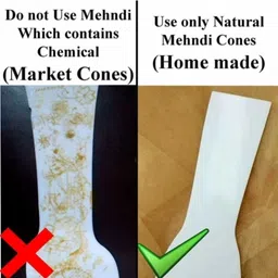 naagvanshi Acrylic Practice Hands for Henna Art – Durable, Reusable (2 Pieces) Natural Mehendi image 2