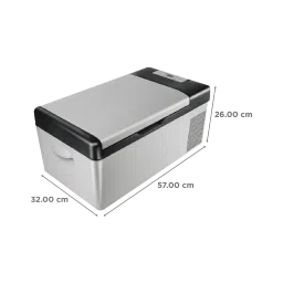 Tropicool 15 Litres Frost Free Car Single Door Freezer with Solar Compatible (TFF15, Grey) image 3