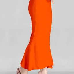 katariya fashion HOC - Patticoat Orange M Lycra Blend Petticoat image 3