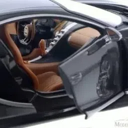 storex Pullback Bugatti Toy Car - Black Diecast, High-Detail Metal, Kids Play & Display image 4